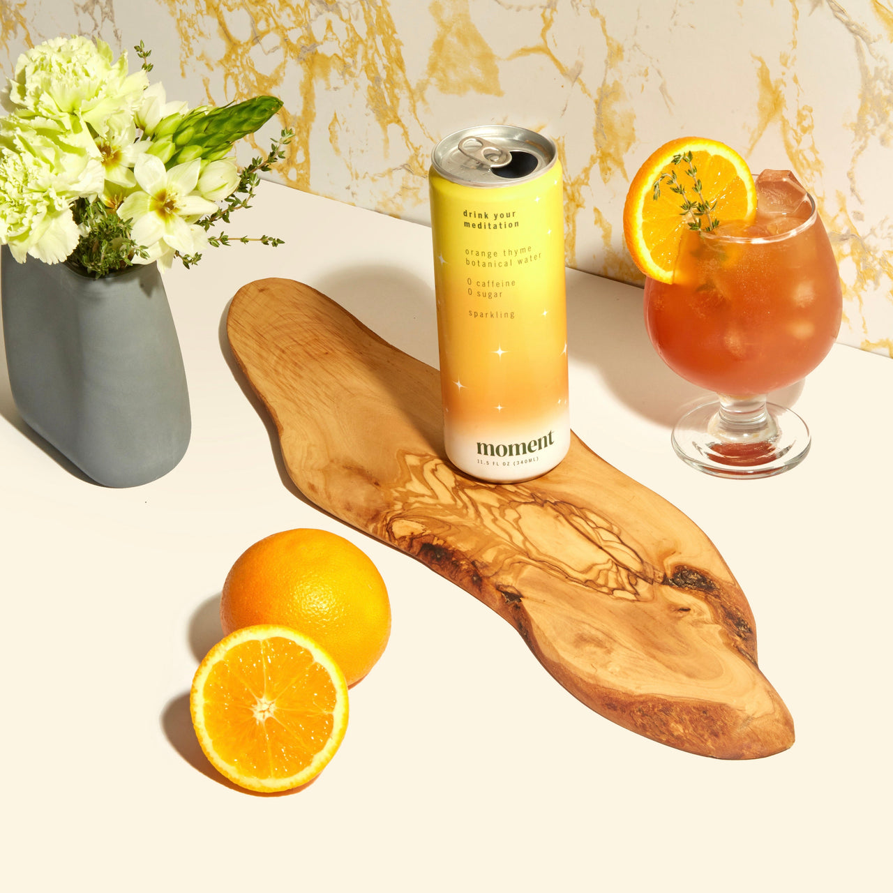 orange thyme adaptogen drink (12-pack)