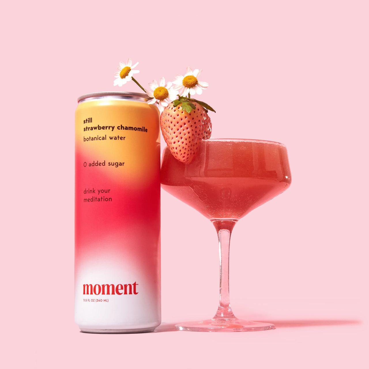 strawberry chamomile adaptogen drink (12 pack)